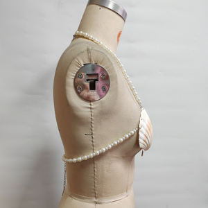 Festival bijoux corps chaîne harnais Bikini haut adulte sirène cauri hawaïen femme coquillage coquille de mer <span class=keywords><strong>soutien</strong></span>-<span class=keywords><strong>gorge</strong></span> - Product Image 5