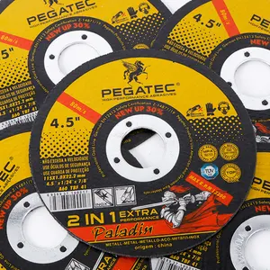 Pegatec 115x1x22 millimetri In Metallo disco di taglio 2IN1 alte prestazioni in acciaio inox ruota di taglio