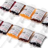 Bolsa Transparente Reutilizable para Bebidas Energéticas o Transfusión de Sangre, 250ml, 300ml, 450ml, en Oferta