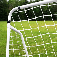 Filet de but de football en tube d'acier pliable portable SPT 7ft x 5ft avec équipement de cour de poteau