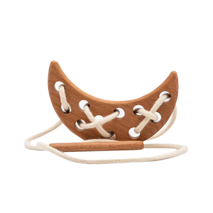 Jouet de jeu de filetage de laçage <span class=keywords><strong>en</strong></span> forme d'étoile <span class=keywords><strong>en</strong></span> <span class=keywords><strong>bois</strong></span> - Product Image 3