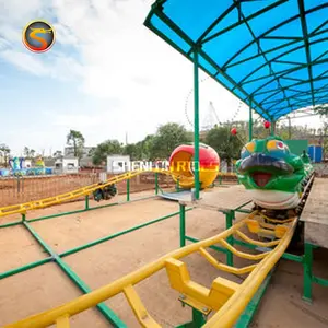 Các điểm tham quan Sâu Bướm worky Worm min Train đi xe trượt con lăn Coaster Rides cho trẻ em