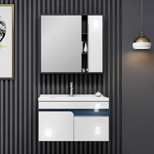 Armoire de lavabo de salle de bains moderne, produit chinois, vente en gros,