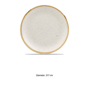Assiette à dessert Barley White 21,7 cm Churchill Stonecast Speckled 12Swhsevp8 - Product Image 3