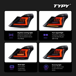 Nuevo Kit de Conversión de Luces Traseras LED TYPY 2011-2016 para Sunny, Luces Traseras, Luces de Circulación, Intermitentes Secuenciales, 1 Año de Garantía - Product Image 4