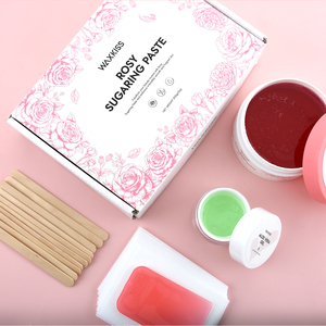 Waxkiss Disponibile: Kit Cera Depilatoria allo <span class=keywords><strong>Zucchero</strong></span> Profumata alla Rosa 200g, Indolore, per Saloni <span class=keywords><strong>di</strong></span> Bellezza - Product Image 1