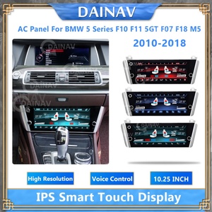 Panneau de commande de climatisation LCD pour BMW Série 5 GT F07 2009 - 2017, écran tactile de climatisation, commande vocale AI - Product Image 4