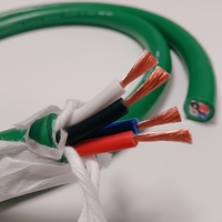 Câble de haut-parleur McIntosh HiFi Audio Audiophile blindé RVV 8 conducteurs 6 AWG pour usage domestique, conducteur torsadé cuivre-argent, isolation PE