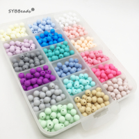 Perles à mâcher pour bébés en silicone souple de qualité alimentaire, certifiées CE et par un tiers, pour la fabrication de bijoux et stylos de dentition, 10 mm, vente en gros