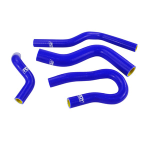 ท่อซิลิโคนหม้อน้ำสีฟ้าสีเหลืองชุด 6 ชิ้นสำหรับฮอนด้า ซีวิค EGEK 92-00 D15 D16 SOHC - Product Image 4