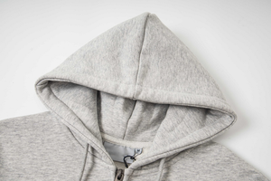 <span class=keywords><strong>Sudadera</strong></span> con Capucha de <span class=keywords><strong>Jersey</strong></span> Bordada, Ligera, de 480 Gsm, con Cierre Completo, Unisex, de Algodón, para Personalizar (ODM) - Product Image 4