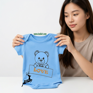 Combinaison pour bébé nouveau-né en coton biologique, fabrication directe, unisexe, respirante, avec boutons-pression, vêtements pour nourrissons, vente en gros OEM - Product Image 1