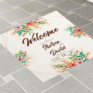 Self-Stick PVC Dance Floor Wedding Decor <b>Vinyl</b> Decal Rectangle Rectangle Window Sticker Style for Promotional Stickers - Product Image 6