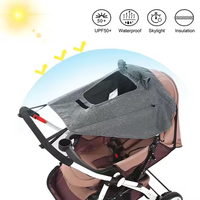 Accessoires de protection solaire pour poussette de bébé, auvent de protection solaire, housse de protection contre les UV, pour poussette et poussette