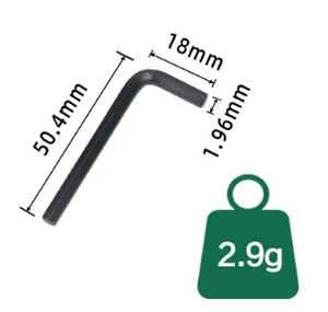 LeGood 45 #   Llaves hexagonales en forma de L de acero negro de 1.5mm 2.0mm 2.5mm - Product Image 4