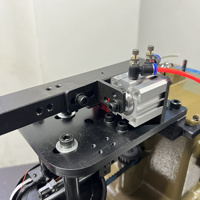 Machine à coudre à double aiguille à entraînement direct haute vitesse HK-2610, adaptée aux matériaux en fourrure et au cuir