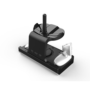 แท่นชาร์จ <span class=keywords><strong>Oculus</strong></span> Meta Quest 3 พร้อมไฟ RGB และแท่นวางคอนโทรลเลอร์คู่สำหรับชุดหูฟัง VR - Product Image 2