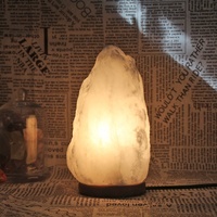 High Quality Pure White Himalayan Salt Crystal Lamps Home Decorative Rough Hill Shape for Yoga Practice