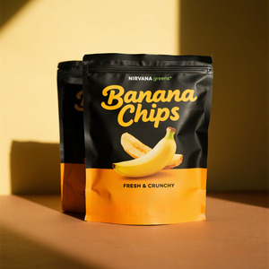 Sacs d'emballage en plastique en aluminium imprimé sur mesure de qualité alimentaire pour les chips de banane, les chips de pommes de terre, les noix et les bonbons - Product Image 3