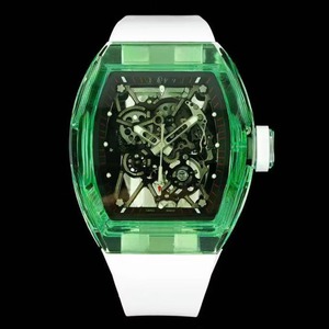 Reloj de edición limitada para hombre, de 26 años de antigüedad, de alta gama, con esfera transparente de cristal, movimiento mecánico automático, resistente al agua. - Product Image 2
