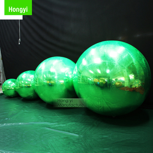 Hongyi Usine Personnalise Vend 0.6mm PVC Publicité Décoration Événement Gonflable Miroir <span class=keywords><strong>Boule</strong></span> - Product Image 5