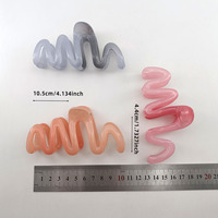 Coloré fleur requin pince cheveux griffe 8cm doux fille cheveux accessoires porte-queue de cheval Clips mâchoire Barrettes pour les filles