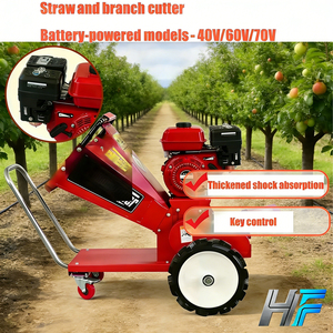 Broyeur de branches d'arbre portable, broyeur de bois rond, broyeur de bois robuste, déchiqueteuse d'arbres pour l'aménagement paysager et le jardin, broyeur de bois 15hp - Product Image 2