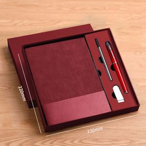 2024 Custom Luxury Promotional Corporate PP Hardcover A5 <b>Notebook</b> Gift <b>Set</b> Saddle Stitching Fabric Personalized Logo Business - Product Image 4