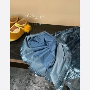 Chinese Style Baby Girls' Custom Dyeing Skirt New Year Traditional Clothing Pink Blue Brown Orange Sizes Available - Product Image 3
