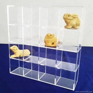 Nhà Máy Bán Buôn 16 Lỗ Rõ Ràng Acrylic Mô Hình Xe Mini Hình Hiển Thị Đứng Sưu Tập Chủ Hiển Thị Trường Hợp - Product Image 4