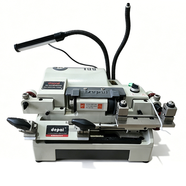 DEPAI 100F Newest Professional Smart Automatic Key Duplicating Cutting Machine Model Universal 180W 110V/220V Black Diamond