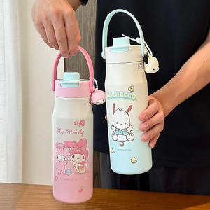Bouteille d'eau isotherme Cruhre My Melody 730 ml pour enfants, utilisation en voyage, thermos en acier inoxydable - Product Image 2