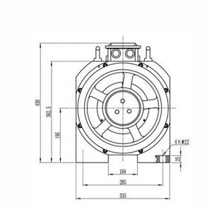 Moderno design MONADRIVE MONA200 ascensore <span class=keywords><strong>porta</strong></span> macchina a magneti permanenti sincrono Gearless trazione per Villa appartamento ascensori - Product Image 2