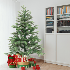 Premium Nouveau Style De <span class=keywords><strong>Luxe</strong></span> Automatique Réaliste Décoratif Pvc Pe Mixte Ignifuge Arbre De Noël Pour Noël - Product Image 1