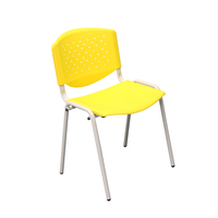 Chaise de loisirs moderne en plastique, style panneau de bois, pour la maison, le salon, la chambre, l'école - Vente en gros