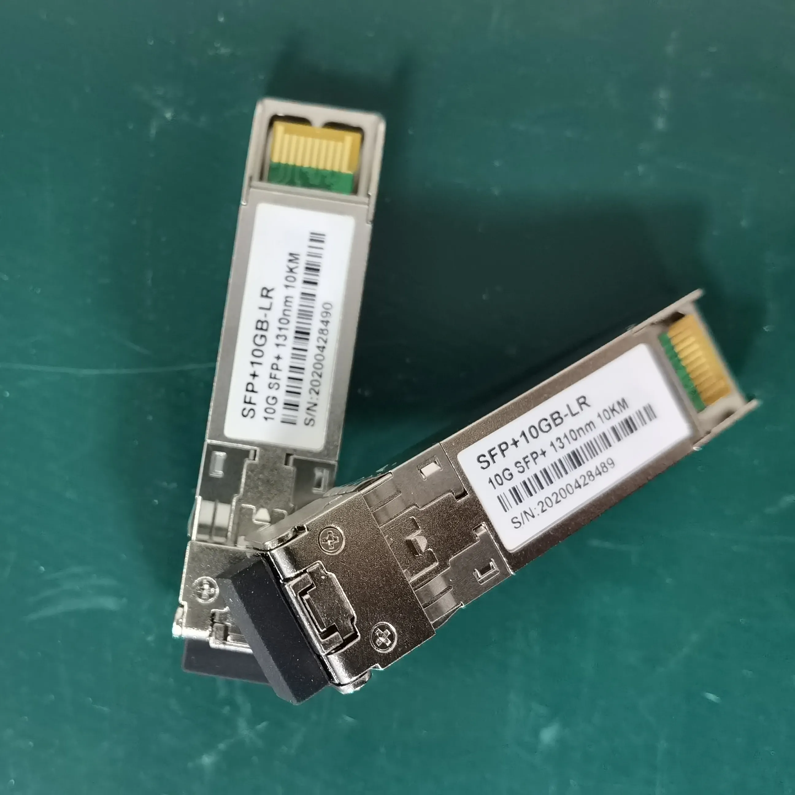 Sfp 10กม. 20กม. LC DDM โหมดเดียว Sfp โมดูลรับส่งสัญญาณใยแก้วนำแสง SFP-10G-LR Sfp 10กรัม1310nm