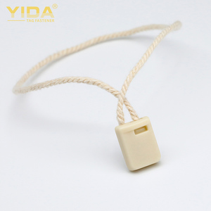 May mặc trắng treo chuỗi <span class=keywords><strong>tag</strong></span> Rope quần áo may mặc nhựa snap ốc vít treo <span class=keywords><strong>tag</strong></span> bông sợi dây thừng - Product Image 1