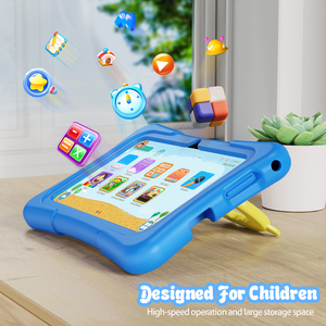 Tablette <span class=keywords><strong>Pritom</strong></span> <span class=keywords><strong>K7</strong></span> PRO pour enfants, tablette Android 7 pouces, 4 Go de RAM, 32 Go de ROM, 1024*600 HD, 0,3+2MP, 3500 mAh, tablette éducative pour enfants - Product Image 2