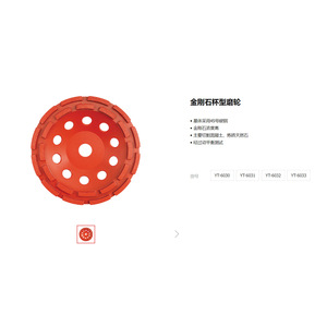 Disco de Diamante para Pulir Yiertuo de 115 mm en Forma de Copa para Cemento, Piedra y Hormigón YT 6030 - Product Image 3