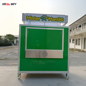 Carrito de Helados Móvil Personalizado, Carrito de Comida Rápida, Carrito de Dulces Remolcable, Restaurante Móvil para Centros Comerciales - Product Image 6