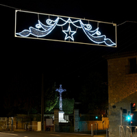 Lampadaires LED d'extérieur IP65 à prix de gros pour Noël, avec télécommande, intensité variable, en fer, pour décorations de fêtes