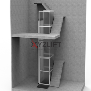 Лифт XYZLIFT без препятствий/подъемник для лестниц: выбор направления входа и выхода, стеклянный шахтный домашний лифт - Product Image 4