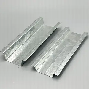 Componenti di griglia del soffitto zincato 7/8 pollici di gesso omega channel struttura in acciaio soffitto omega hat canale