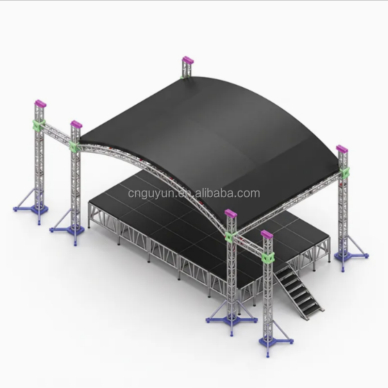 Hot Sell Factory Curved Lectern Rectangular Aluminum Lectern Truss ...