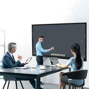 55 65 75 86 98 100 inch 4K LCD UHD IR Mutil Touch meeting projection smart class interactive whiteboard for conference