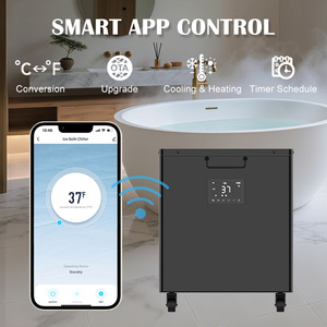 196cm(77.2inch) kích thước lớn Ice Plunge hi-q bồn nước mát trên mặt đất Pod phục hồi Băng bồn tắm lạnh Plunge phục hồi bồn tắm - Product Image 3