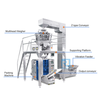 Machine d'emballage automatique VFFS multi-voies haute vitesse pour sachets individuels de café, sucre, lait en poudre, crème