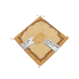 ผ้าพันคอไหมทรงสี่เหลี่ยม 70x70 ซม. ลายตัวอักษร F เครื่องประดับแฟชั่น - Product Image 1