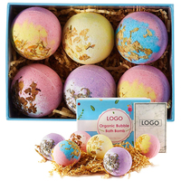 Nuevo Paquete Premium de Bombas de Baño Veganas Ecológicas Blanqueadoras, Set de Regalo de 6 Unidades