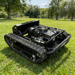 Бесплатная доставка! 100% дистанционно управляемая газонокосилка-робот на гусеничном ходу для сада, бензиновая газонокосилка-триммер для травы - Product Image 1